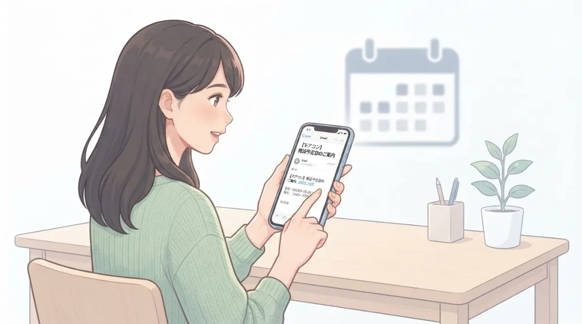 モアコンがどのくらいで届くか決まる要因